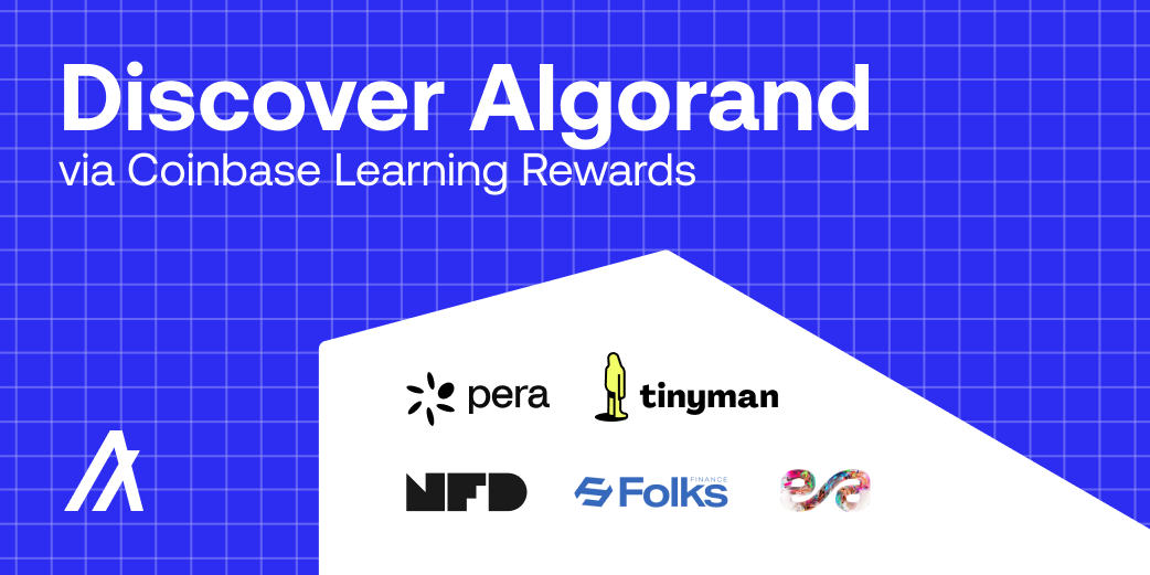 Try Algorand's Top dApps, Learn, and Get Rewarded with Coinbase